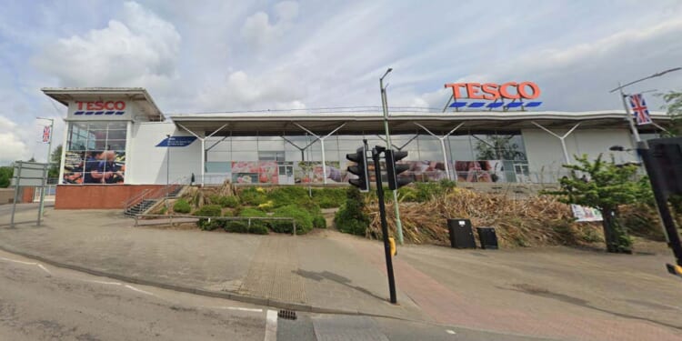 Man seriously injured after being abused & hit by tree branch by '5 young males' in 'racist' attack outside Tesco