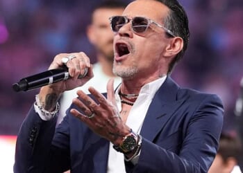 Marc Anthony has pledged his allegiance to the Beckhams on Saturday after it was revealed the singer was at the centre of their son Brooklyn's wedding drama