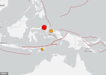 The 7.4 magnitude earthquake struck off the coast of Indonesia on Thursday morning
