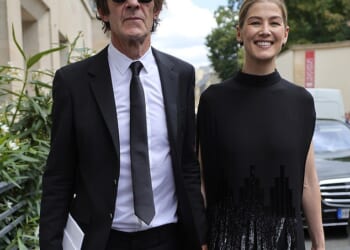 Rosamund Pike's partner, Robie Uniacke, is approaching pensioner age at 65, and is nearly 20 years Pike's senior - who is a youthful 47