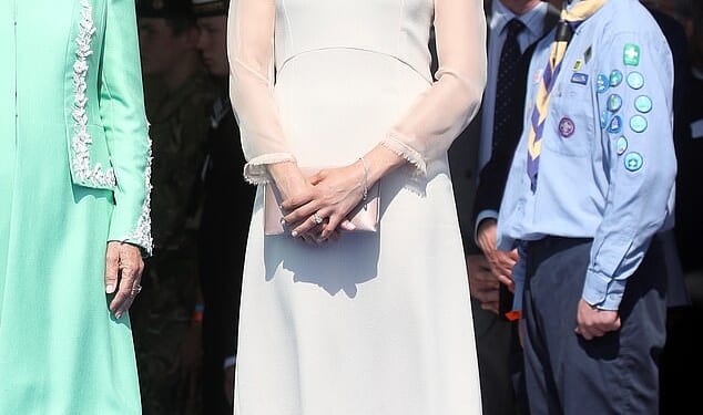 Meghan previously complained about having to wear sheer tights for royal events, such as at Charles's 70th Birthday Patronage Celebration on May 22, 2018