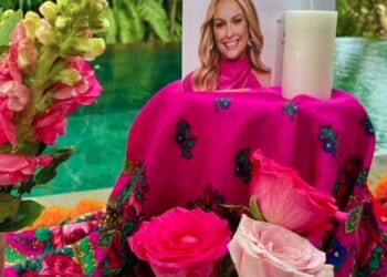 Mel Schilling's widower Gareth Brisbane has shared insight into the family's private funeral as they laid to rest the star following her tragic death