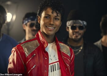 Michael Jackson's new biopic starring his nephew Jaafar Jackson (pictured) has been savaged by critics, earning a dismal 35 percent 'rotten' score on Rotten Tomatoes