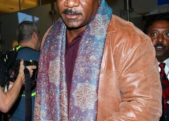 Actor Ving Rhames, 66, was rushed to a nearby hospital after collapsing at an LA restaurant on Wednesday. Pictured 2014