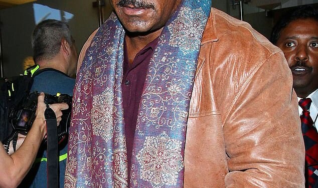 Actor Ving Rhames, 66, was rushed to a nearby hospital after collapsing at an LA restaurant on Wednesday. Pictured 2014