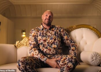 A series of digs appeared to be made in conversations about Molly-Mae Hague during series two of At Home With The Furys (Tyson Fury pictured in the show)