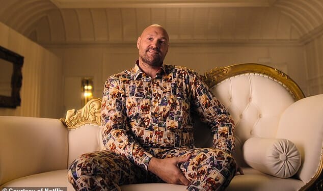 A series of digs appeared to be made in conversations about Molly-Mae Hague during series two of At Home With The Furys (Tyson Fury pictured in the show)