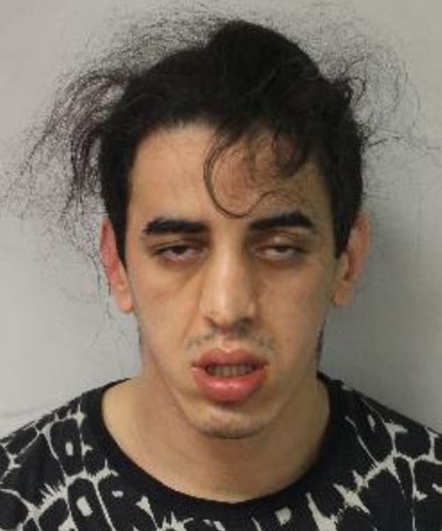 Sellaoui (pictured) previously wrenched a £37,000 Patek Phillipe watch from Jiangfeng Ni's wrist as he made his way out of Langan's Brasserie on February 26, 2024