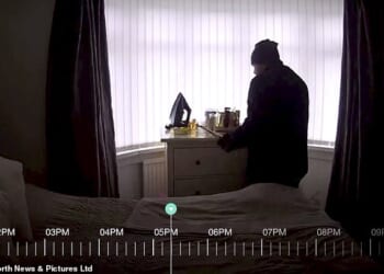 Neculai Nederi is caught on a baby monitor raiding a bedroom at a family home for valuables