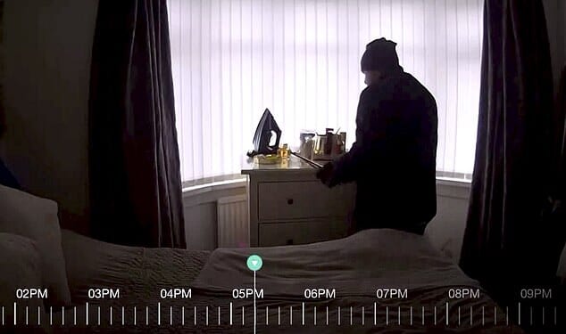 Neculai Nederi is caught on a baby monitor raiding a bedroom at a family home for valuables