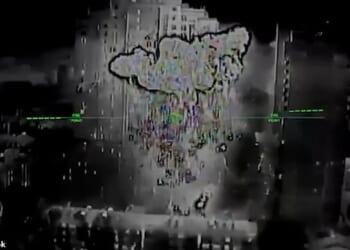 Kyiv says a dozen officers were killed when a swarm of high-precision drones smashed into a building by Russia's feared FSB in the Donetsk region