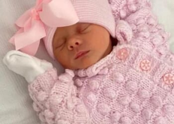 A trial at the High Court heard Thea June Wilson (pictured) suffered 'catastrophic' injuries including broken ribs and three skull fractures, suggesting she had experienced blunt force trauma