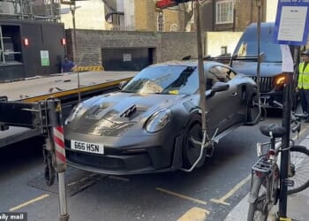 A millionaire Saudi businessman's £300,000 Porsche being impounded in London after he ignored a parking ticket