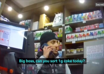 The man inside the store, who said his name was Akwa, was ready to supply cocaine and cannabis to an undercover researcher