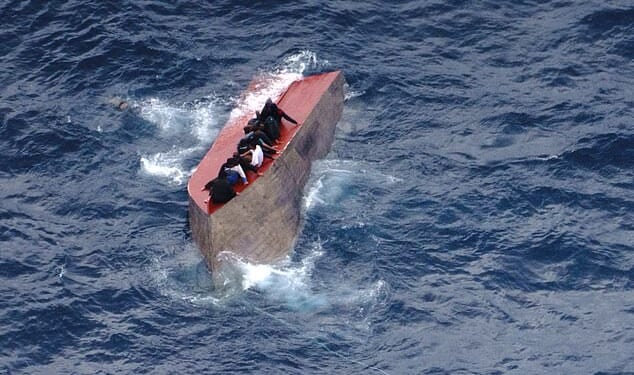 More than 70 migrants are feared to have died after a crammed small boat capsized in the Mediterranean Sea