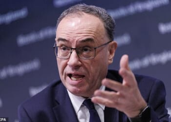 Bank of England governor Andrew Bailey is grappling with fallout from war in Middle East