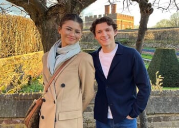 Hollywood king and queen! The pair enjoyed a date day at Henry VIII's former home by the Thames, Hampton Court Palace, in the spring of 2023