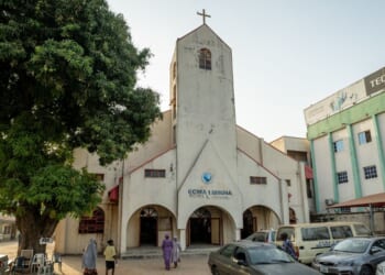 A view of the Evangelical Church Winning All in Minna on Dec. 7, 2025.