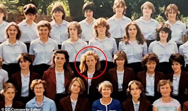 Imogen Edwards-Jones, circled, when she was at Malvern Girls’ College. It was small but it had simply, quietly and without any fuss been educating girls since 1893