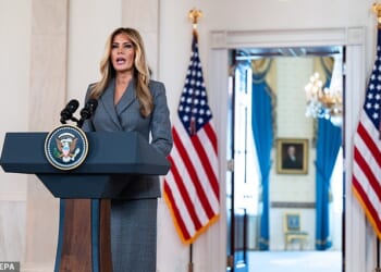 Melania Trump issued a stunning speech on Thursday fighting back against claims she was linked to the disgraced pedophile financier Jeffrey Epstein