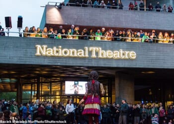 London Southbank's National Theatre (pictured) was launched by Sir Laurence Olivier in 1963