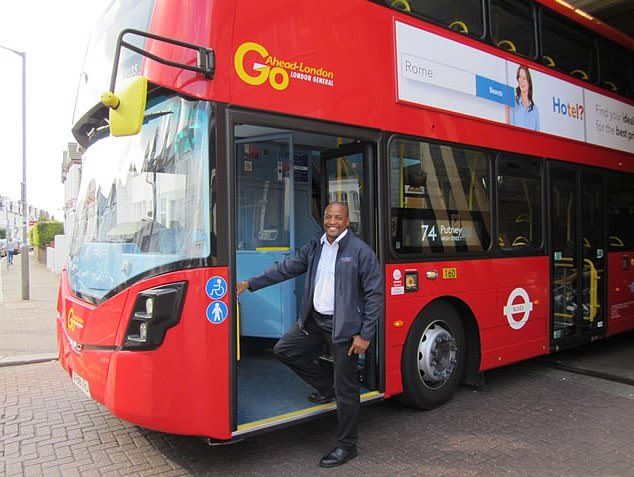 Thanks to the lightning reactions of the driver, Oliver Salbris, the bus, travelling at an estimated 12mph, missed the 33-year-old victim¿s head by inches and she survived largely unscathed