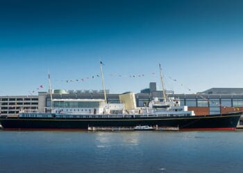 Regal in Leith: The permanently moored Royal Yacht Britannia, voted the Number 1 UK attraction by Tripadvisor last year, gives an insight into the late Queen's time on board her beloved 'palace at sea', which served her for 44 years