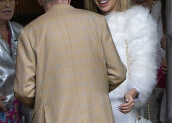 Roxy Horner looked on cloud nine as she excitedly greeted her new in-laws the afternoon after marrying Jack Whitehall