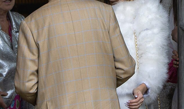 Roxy Horner looked on cloud nine as she excitedly greeted her new in-laws the afternoon after marrying Jack Whitehall