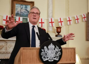 A Downing Street spokesman said the sovereignty of the Falkland Islands 'rests with the UK'