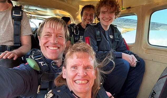 A woman diagnosed with cerebral palsy at birth is believed to have set a skydiving record