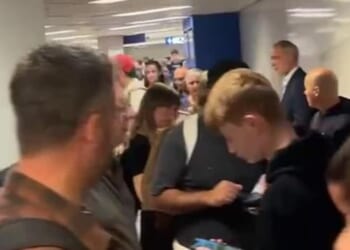 Passengers left behind in Milan Airport yesterday due to border control chaos