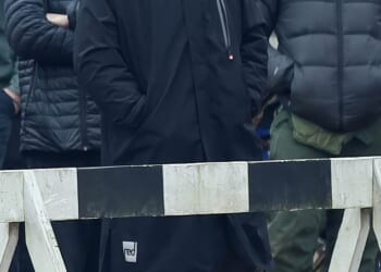 Jamie Bell was spotted on the Birmingham set of Peaky Blinders for the first time on Saturday, just days after his role as the show's new lead was revealed