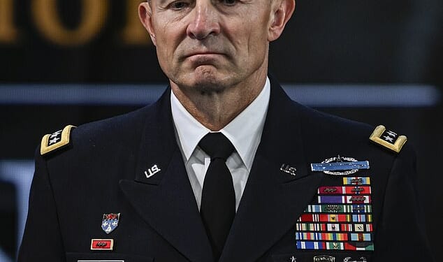General Randy George attends the Heroes ceremony for Medal of Honor recipient retired Army Captain Larry L. Taylor at Conmy Hall, Joint Base Myer-Henderson Hall, Arlington, Virginia, United States on September 6, 2023