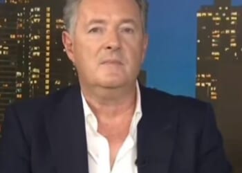 Piers Morgan has been compared to Jim from The Office after his hilarious look to the camera during an excruciating moment in his interview with Russell Brand over the weekend