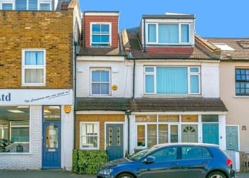 A pint-sized home no wider than a Tube carriage in the leafy London suburb of Kew has hit the market for an extraordinary £642,000