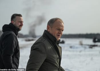 Donald Tusk (pictured) said that the question of the US' role in the Western alliance needed to be answered soon as Russia could attack an alliance member in a matter of 'months'