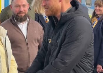 Prince Harry has arrived in Ukraine for an unannounced visit to Kyiv