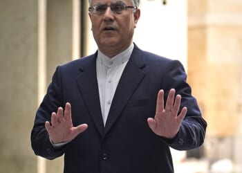 Iran's ambassador to London, Seyed Ali Mousavi, warned that bases connected to the US war effort may fall within reach if tensions continue to spiral