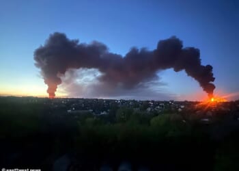 At least 18 injured after all-night Russian drone assault on Dnipro destroyed part of an apartment block and sparked a fuel station fire