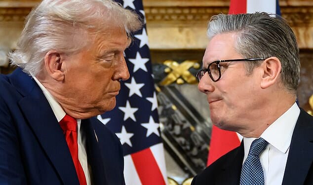 When the U.S. President jibes that Starmer is no Churchill he isn¿t far wide of the mark, writes Richard Littlejohn