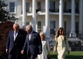 US President Donald Trump met King Charles at the White House on Monday