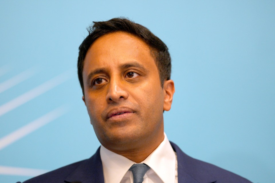 Zia Yusuf, Reform UK spokesperson for home affairs, speaking during a press conference in Dover, England.