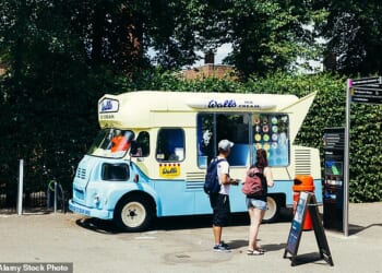 A battle between ice cream vendors have led to 'no-go zones' in playgrounds and streets, locals claim