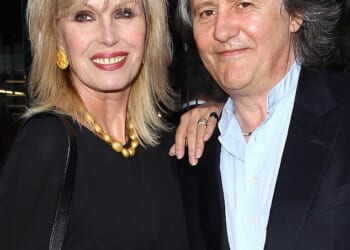 Joanna Lumley confronted the gang in her dressing gown, while her husband, Stephen Barlow, was threatened with an iron bar