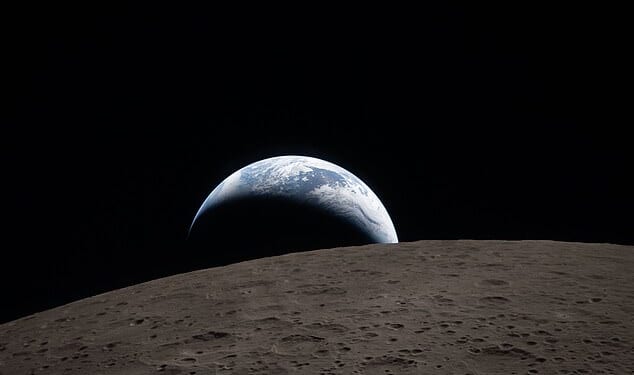 This image, titled 'Earthset', was taken from the far side of the moon and shows the Earth dipping beyond the lunar horizon. Here are 10 things you might not have spotted