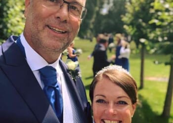 Dr Phil Anderton, who set up ADHD 360 before selling it for £22.5million last year, with his wife Samantha