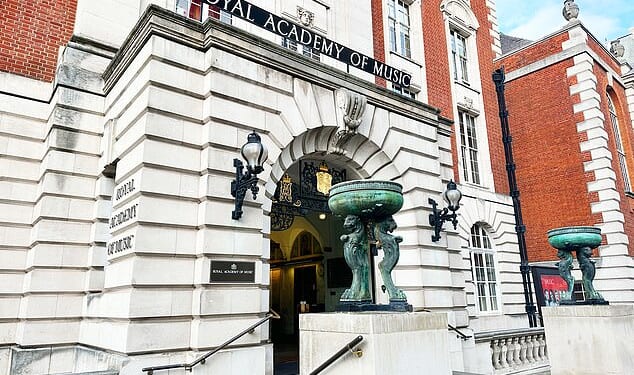 The Royal Academy of Music (pictured) has barred private school students from its new foundation year course