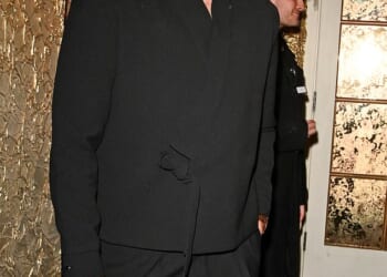 Rylan attends a performance of Cabaret at the Kit Kat Club in February ¿ before his latest cosmetic treatment