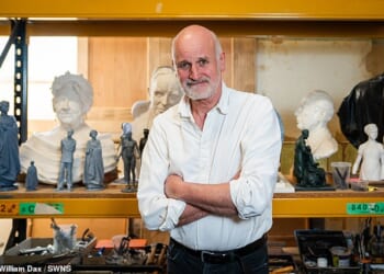 Martin Jennings, 68, has defended his designs for the statues of Queen Elizabeth II and Prince Philip after they were revealed this week for the late Queen's memorial outside Buckingham Palace